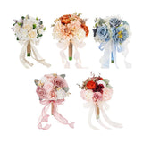 Wedding Bouquet for Bride Artificial Flowers Decorative Holding Flowers Bouquet