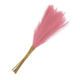 15Pcs Pampas Grass,21" Fake Pampas Grass for Wedding Decoration,Rose Pampas Grass