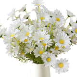 Artificial Flowers 8 Bundles 20Ó White Artificial Daisy Flowers UV Resistant ... Daisies