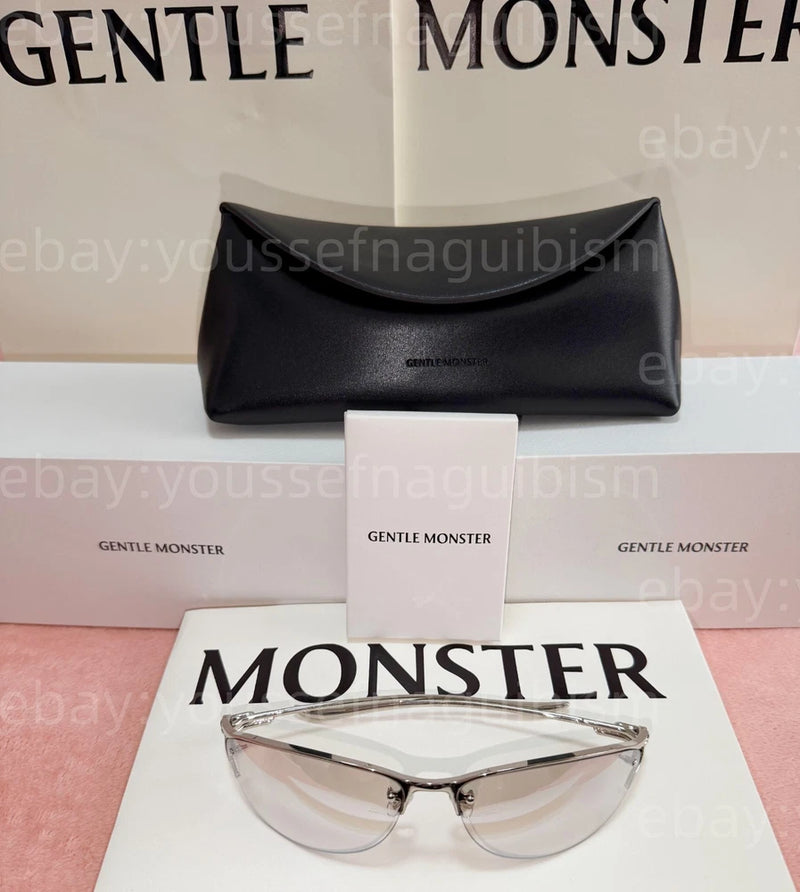 2026 GentleMonster Sunglasses Bouquet - Futura 02 Silver Frame Gray Lenses Bouquet