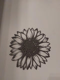 10.5" Metal Flower Wall Hanging Art Sunflower Sunflower