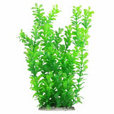 14" Green Water Plastic Plant Decoration for Aquarium Green Plant