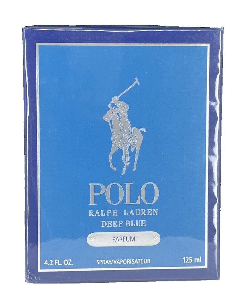 Ralph Lauren Polo Deep Blue Parfum 4.2oz / 125ml Men SPRING SALE *CHECK EDP