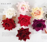 40pcs Artificial Rose Wedding Event Backdrop Floral  Hat Shoes Acessories Flower Roses