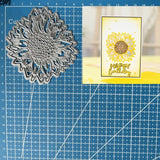 Sunflower Flower Metal Cutting Dies Scrapbooking Paper Card Embossing Stencil Sunflower