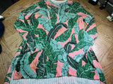 Show Me Your MuMu Bonfire Hydrangea Blooms XS Knit Long Sleeve Sweater Dress EUC Hydrangea