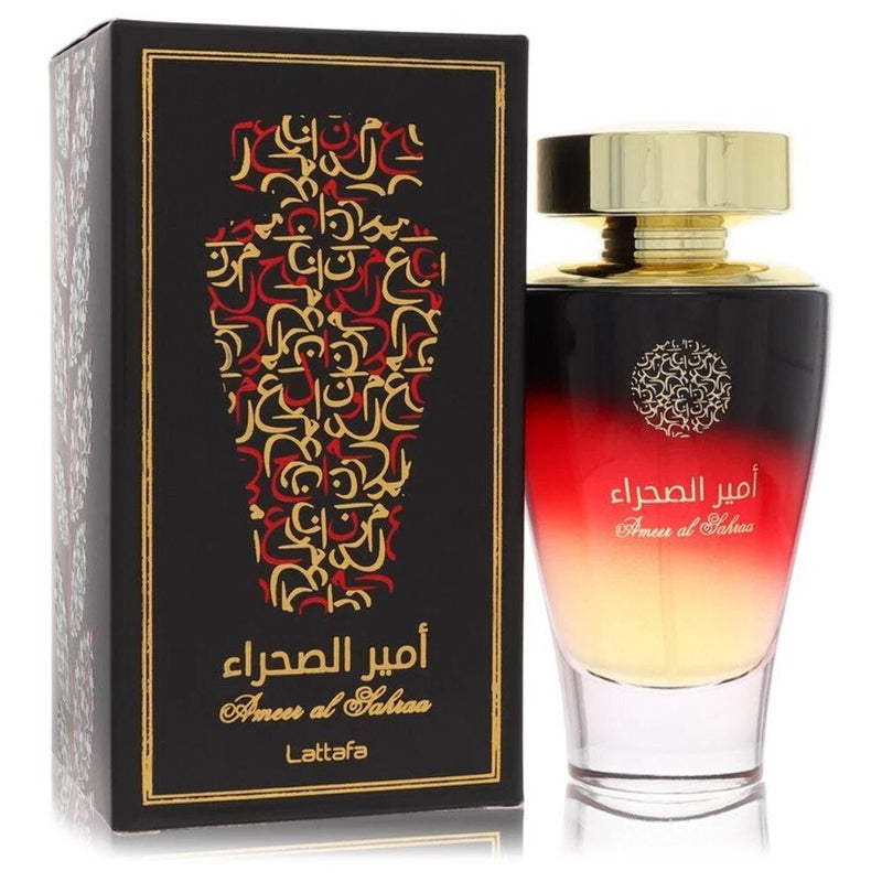 Lattafa Ameer Al Sahraa by Lattafa Eau De Parfum Spray (Unisex) 3.4 oz (Men) EDP