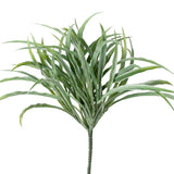 Set of 2 Vinyl Artificial Grass 113" Floral Bushes for Floral Arraning and Decor Green Plant