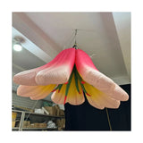 LED Pink Inflatable Lily Flower Decor Indoor for Party/Wedding/Stage/Concert/... Lily
