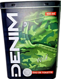 DENIM EDT WILD Men's Eau de Toilette Spray - 100ML/3.4 oz NEW (IN METAL BOX) EDT
