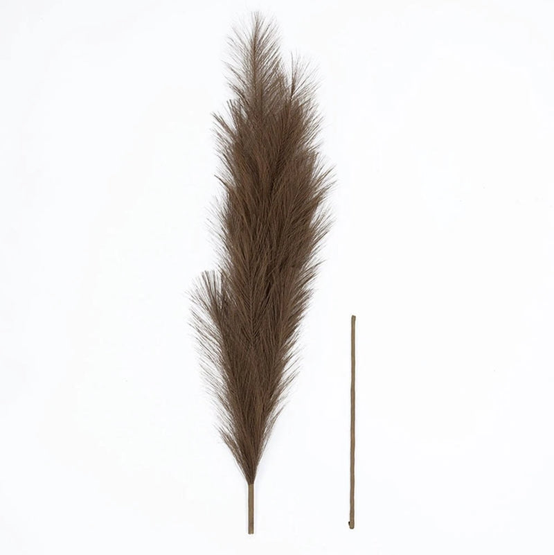 Artificial Pampas Grass Flower Bunch Home Wedding Bouquet Plastic DŽcor 1 piece Pampas Grass