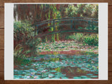 Water Lily Pond (1900) by Claude Monet Poster 18x24in Lily