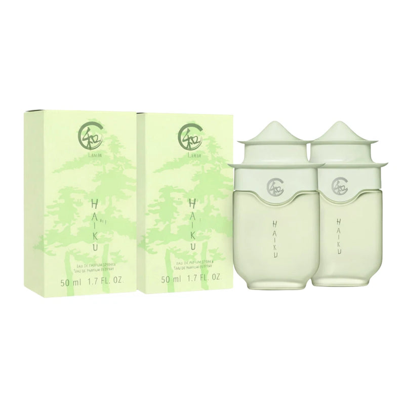 Avon Haiku Eau De Parfum Spray 1.7 oz Women's Perfume Original Green PACK OF 2 EDP