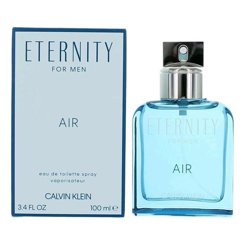 Eternity Air by Calvin Klein, 3.4 oz Eau De Toilette Spray for Men EDT
