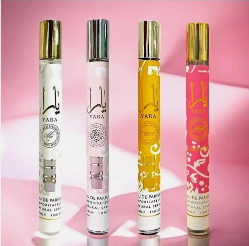 4 PCS-Yara Perfume Set Bundle Eau De Parfum Spray Collection Women Fragrance EDP