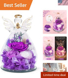 Gifts for Women Birthday Gifts for Mom Preserved Rose Forever Flower in Glass... Roses
