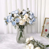 Flower Bud 1 Bouquet Artificial Flower Fresh Color Lifelike Peony Rose Peony