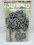 Stampendous FranÕs Jumbo Cling Rubber Stamp Hydrangea CRS5005 Large Floral NEW Hydrangea