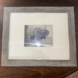 Framed Photographed Picture Of Hydrangeas In Vase. Signed By Artist 9.75x11.75Ó Hydrangea