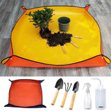 Waterproof Foldable Planting Mat Garden Potting Pad for Plant Flower Pot Garden Plants