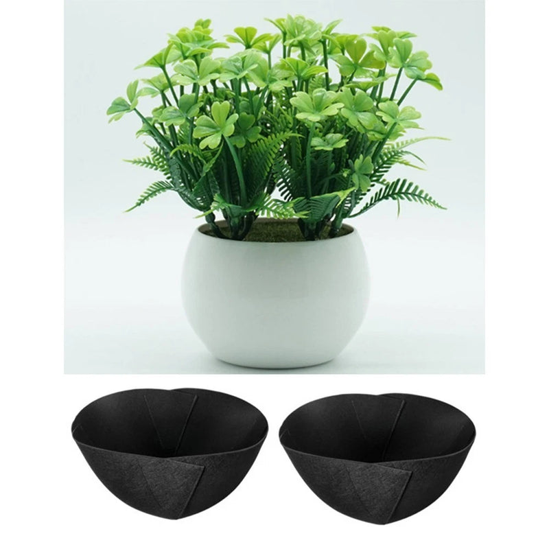 2pcs of Garden Hanging Basket Liners Felt Material for Long Lasting Use Garden Plants