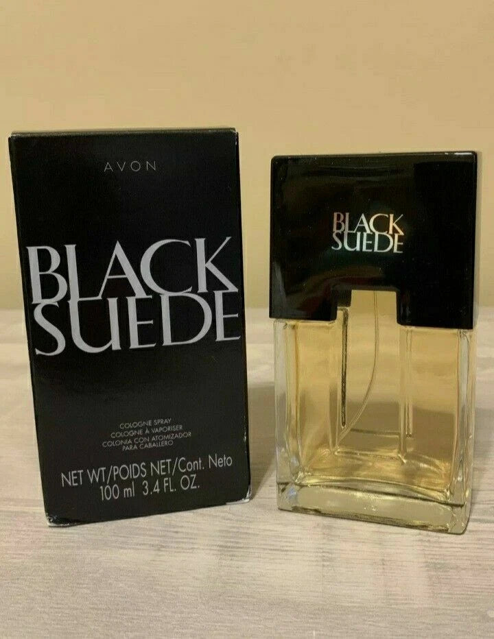 AVON Black Suede Cologne  EDT Spray for Men New 3.4 oz EDT