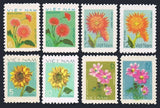 Viet Nam 892-895,921-924,MNH. Flowers 1977-1978.Pink,Orange,Sunflower,Pansy. Sunflower