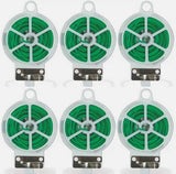 1-6Pcs 100 FT Green Garden Twist Tie Roll with Cutter for Gardening Kitchen Wire Garden Plants