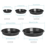2PC Plastic Garden Flower Pot Plant Saucers Water Drip Tray Base Indoor Outdoor Garden Plants