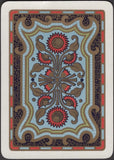 Playing Cards Single Card Old Antique Wide Gold SUNFLOWER Flowers Art Picture  A Sunflower