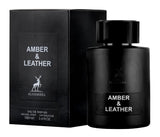 Amber & Leather EDP Spray 3.4 Oz For Men by Maison Alhambra EDP