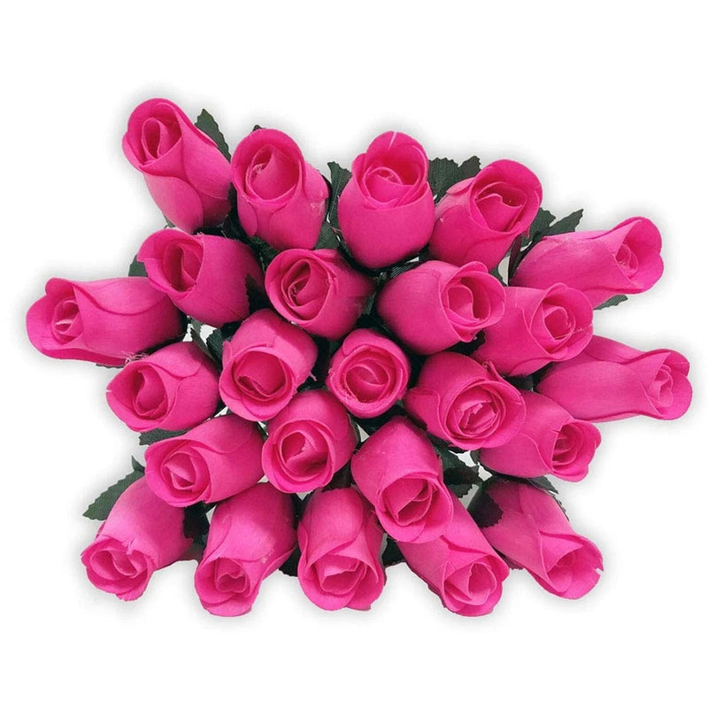 Pink rose bouquet with green leaves, multiple small blooms