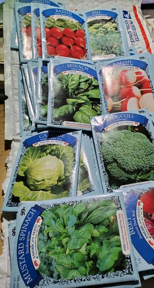 54 Lot Rare Mixed Variety Packs Garden Plants Seeds Vegetables And Spices Roots Garden Plants