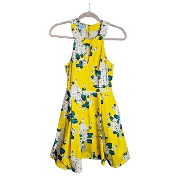 Draper James Yellow Hydrangea Row Payton Dress Hydrangea