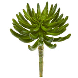 Artificial Succulent Plant Home Decoration Deep Green Nearly Natural 12ÓSet of 6 Green Plant