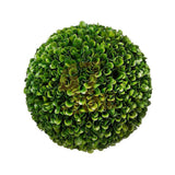 D8.5" Faux Boxwood Topiary Ball Green Indoor Outdoor Artificial Plant Home Decor Green Plant