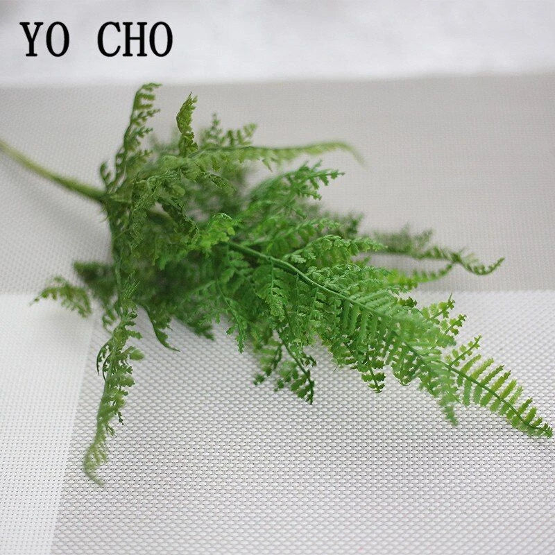 Simulation Fern Grass Artificial Plant For Home Wall / Wedding Decor Display NEW Green Plant