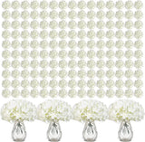 404PCS Ivory Hydrangea Silk Flowers for Wedding, Home, Party Decor Hydrangea