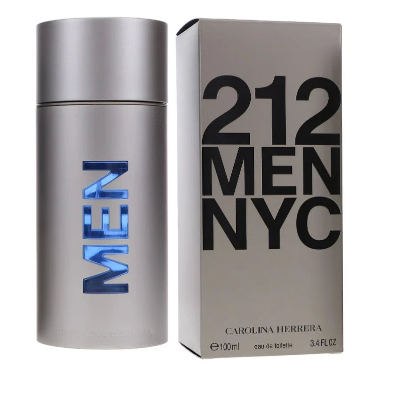 212 Men NYC Eau De Toilette 3.4 Fl. Oz / 100 ml Carolina Herrera Men's New EDT