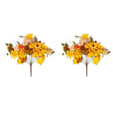2pcs Autumn Artificial Flower Arrangement Peony Daisy for Wedding Decor Peony