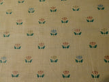 small flower Country cottage drapery quilting cotton fabric BTY Civil war colors Flowering Plants