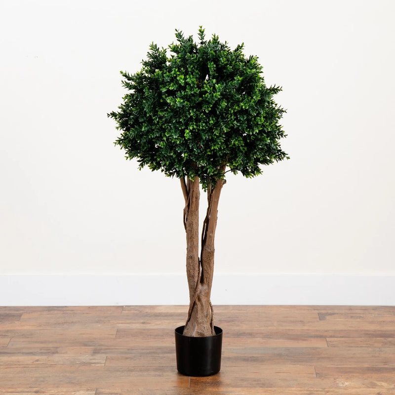 46Ó Artificial Boxwood Topiary Tree Home Decor UV (Indoor/Outdoor). Retail $238 Green Plant