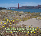 California Coastal Wildflower Seed Mix for Native Seaside Pollinator Gardens Garden Plants