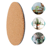 6 Inch Round Cork Plant Mat Absorbent Cork Garden Flowerpot Pad Board Garden Plants