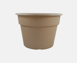 TerraPot Mocha 10-Inch Plastic Resin Flower Pots - Garden Planters, 20 Count Garden Plants