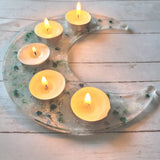 Daisy Flower Tea Candle Moon Holder Daisies