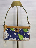 a Dooney & Bourke Hydrangea Large Slim Wristlet Shoulder Bag Hydrangea