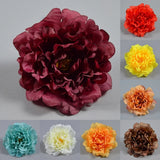 Vibrant Artificial Peony Flower Heads for DIY Floral Bouquets 13CM Pack of 3 Peony