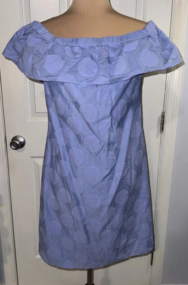 Sail To Sable NWT Hydrangea Fringe Jacquard Dress Size Small Hydrangea
