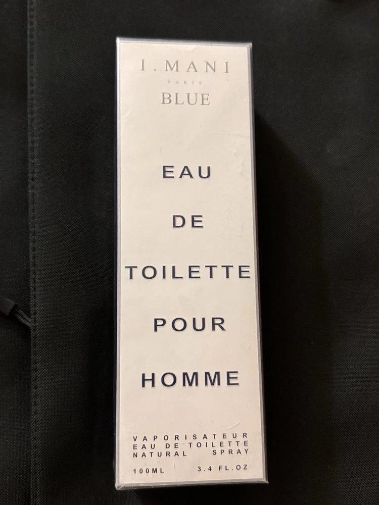 I. MANI BLUE Eau de Toilette Pour Homme Spray - 3.4 fl Oz EDT